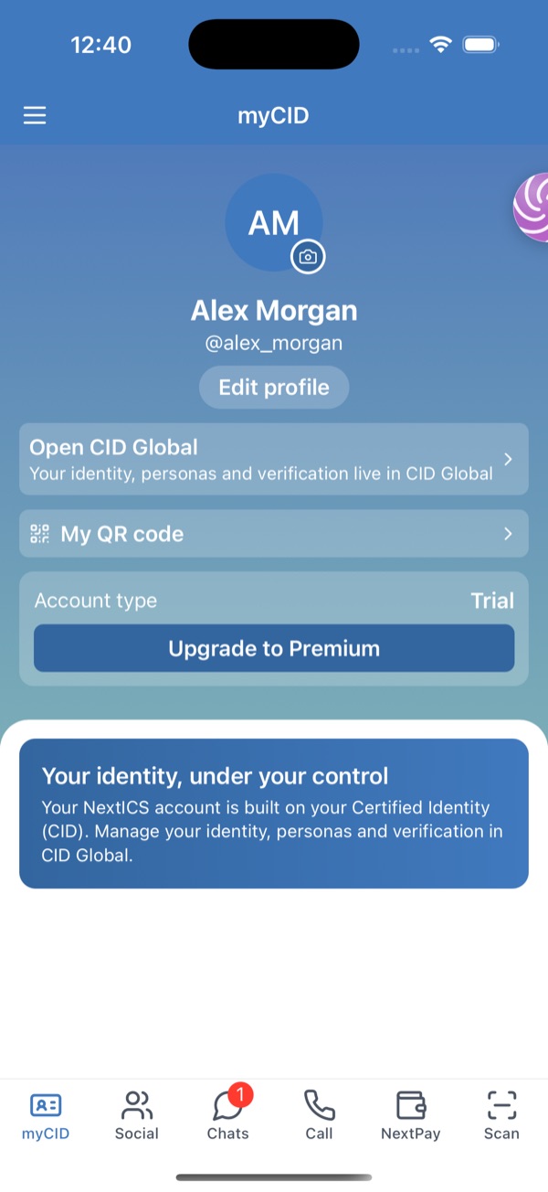NextICS โ myCID